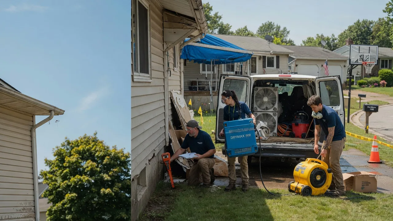 Ceiling Leak Cleanup in Rowe, VA near me