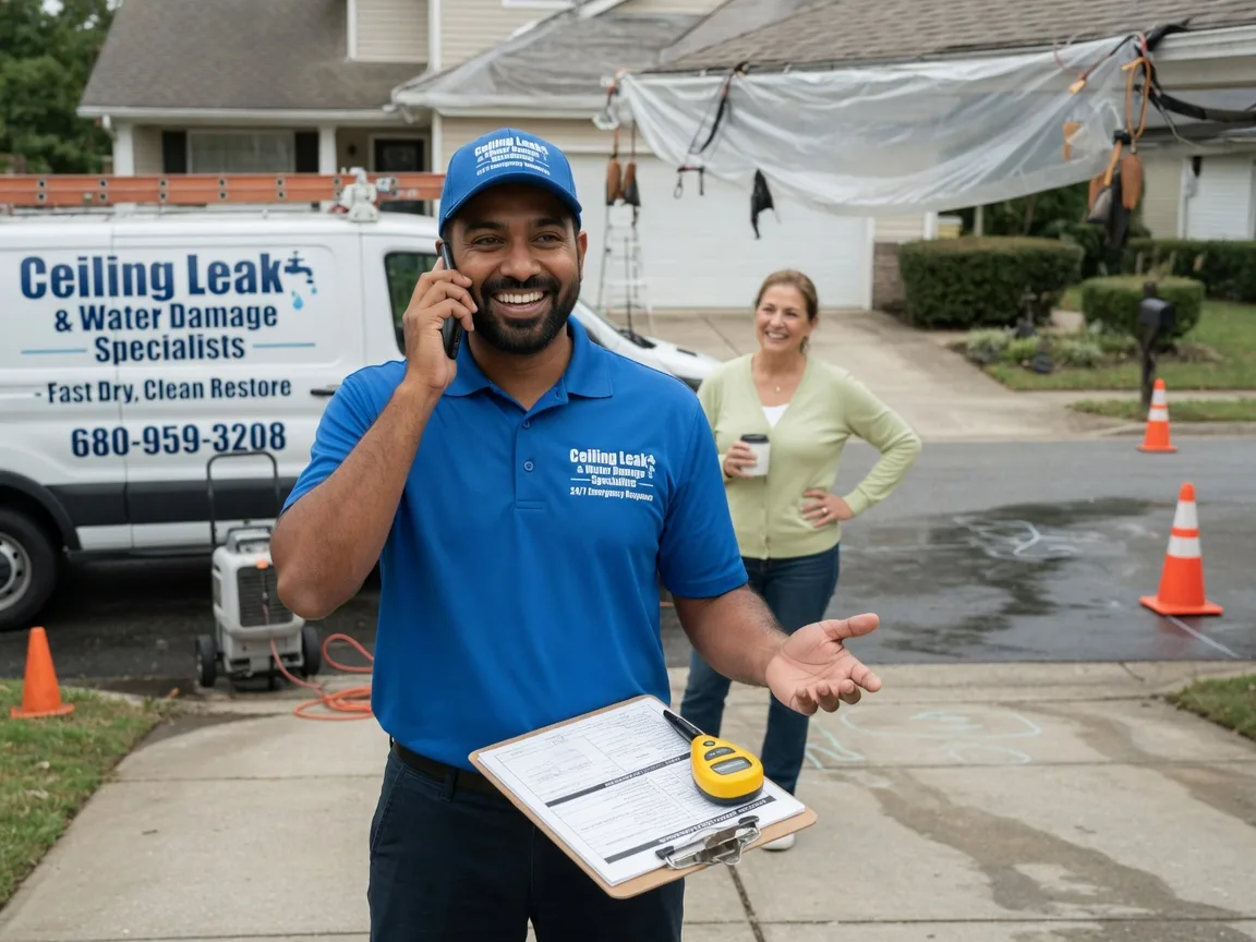 Ceiling Leak Cleanup Rowe, VA FAQs